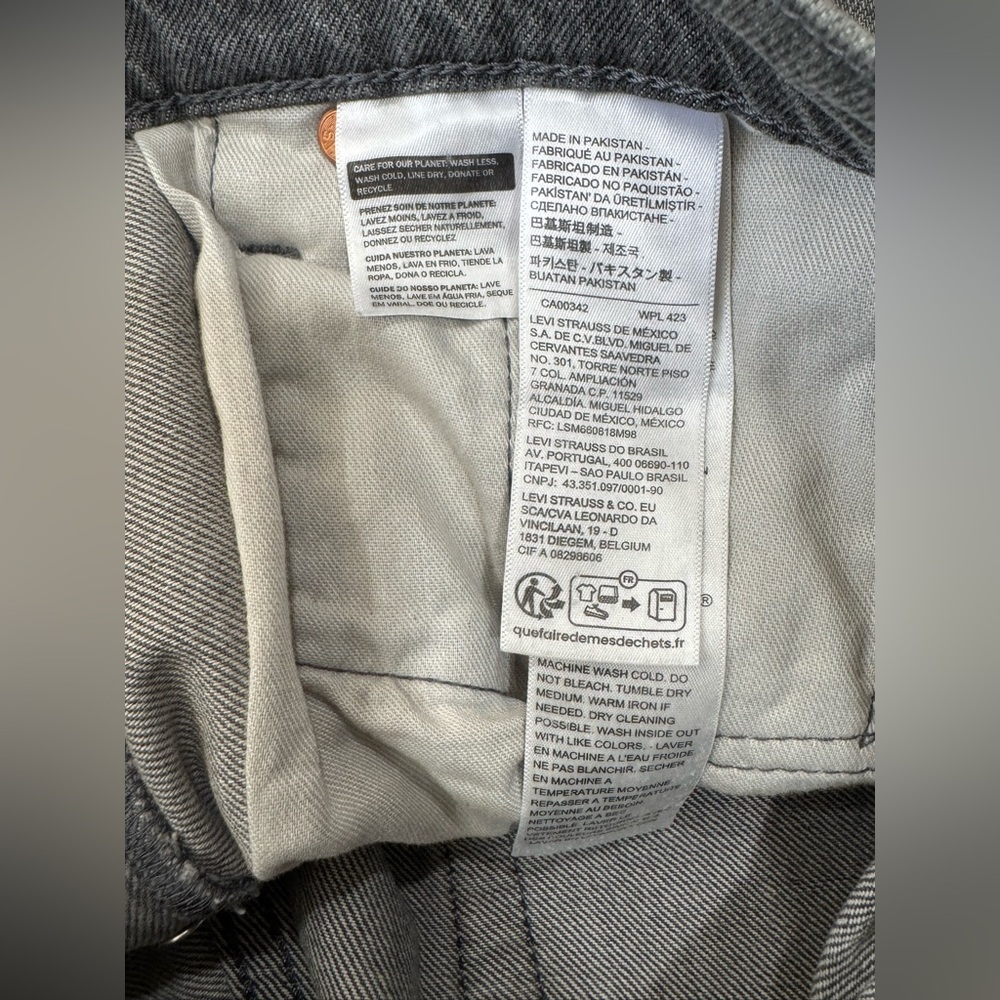 LEVI'S SKATEBOARDING  501  ORIGINAL JEANS Sz 31 X 32 - Picture 6 of 12